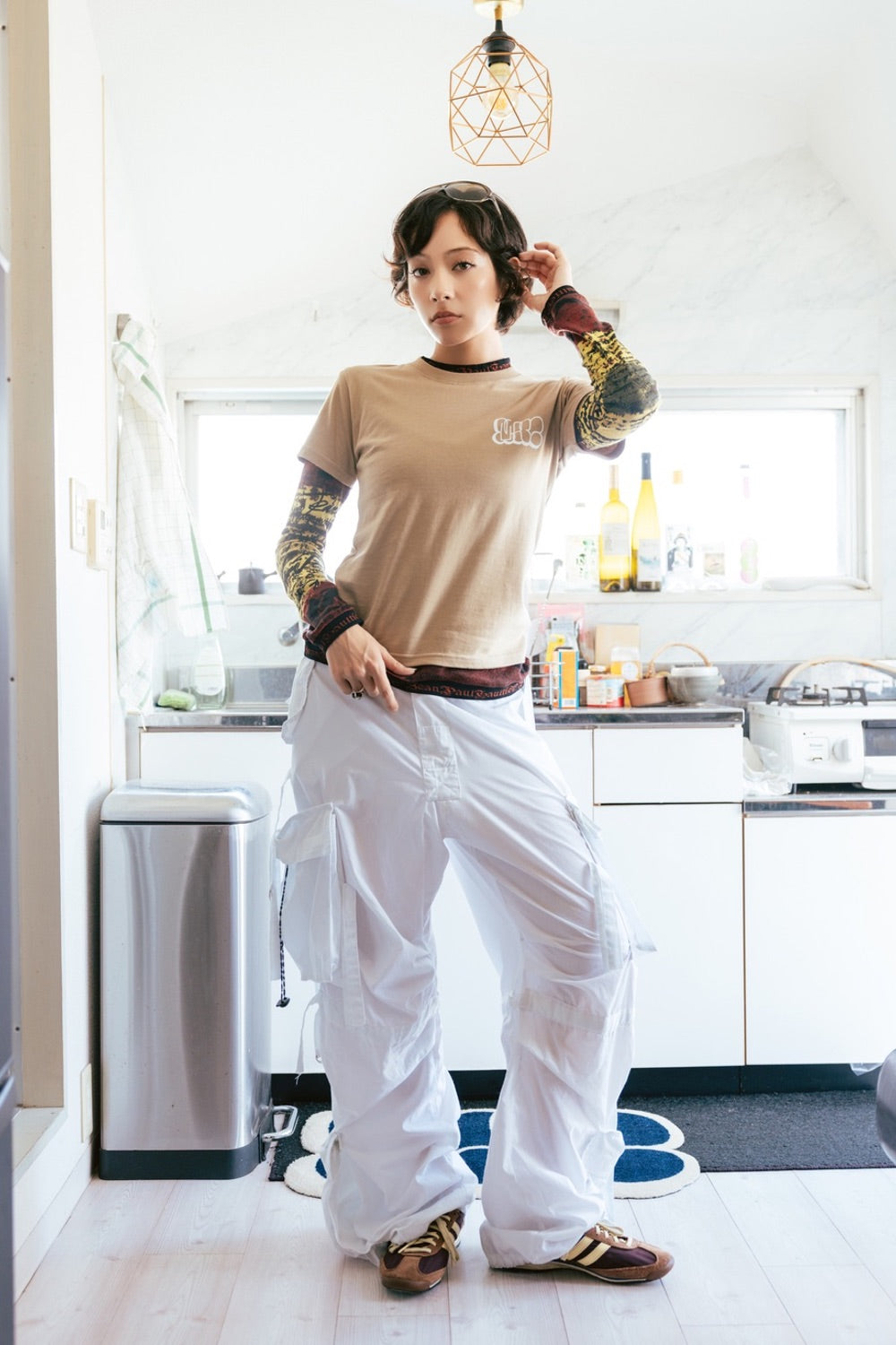 MNC Throw-up Logo Baby Tee